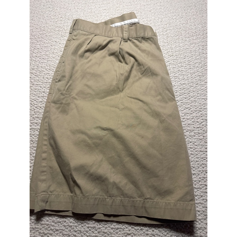 Polo Ralph Lauren Tyler Short Khaki Tan 42 Vintage Pleated Chino Cotton Mens